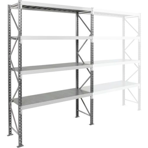 Manorga - Rayonnage Epsivol Départ Tôlé - 2500x2000x800mm - 3000kg Charge Maxi - Galvanisé