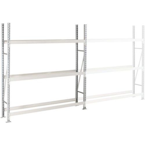 Manorga - Rayonnage Pneus Epsivol Départ - 3 Niveaux 2000x2250x400mm - Charge 180kg/niveau - Acier Epoxy
