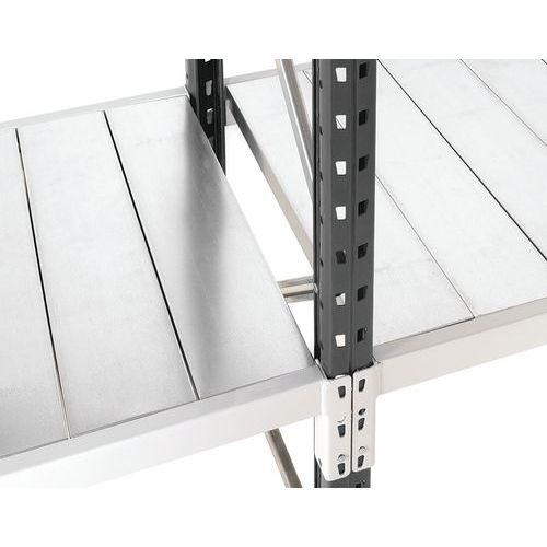 Manorga - Niveau supplémentaire pour rayonnage Epsivol - 2000x600mm - Charge 720kg - Acier Gris Clair - Montage sans outils