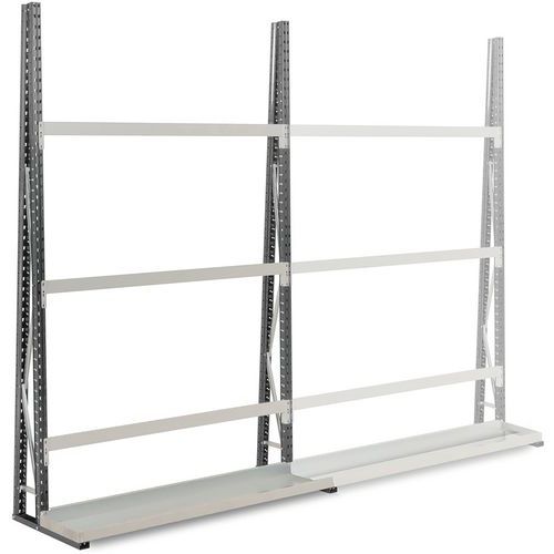 Manorga - Rayonnage Cantilever Epsivol Vertical Départ - 2500x1500x500mm - 110kg/niveau - Acier Epoxy