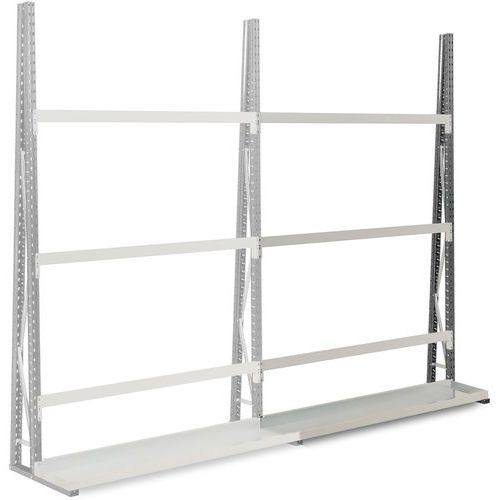 Manorga - Rayonnage Cantilever Epsivol Vertical 2500x1500x340mm - 130kg/niveau - Acier Epoxy - Montage Facile