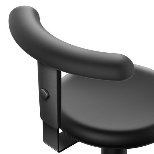Bimos - Support flex dos/bras Noir - Réglable - Renfort lombaire - Mobilier d'atelier