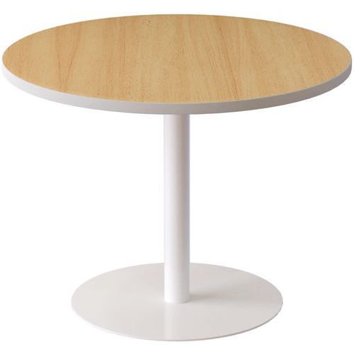 Table Basse Easydesk Ã˜ 80 Cm Plateau Hêtre