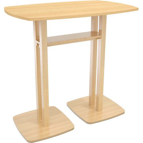 Table De Réunion Debout Easydesk 114x75cm Sapin Hêtre