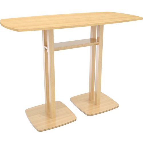 Table De Réunion Debout Easydesk 150x75cm Sapin Hêtre