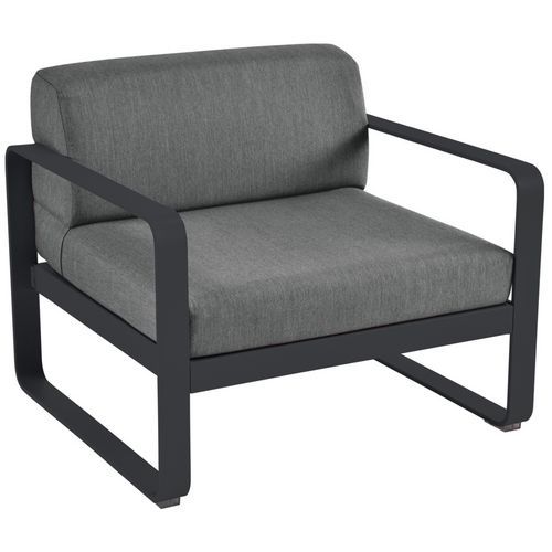 Fauteuil Bellevie Carbone Coussins Gris Graphite