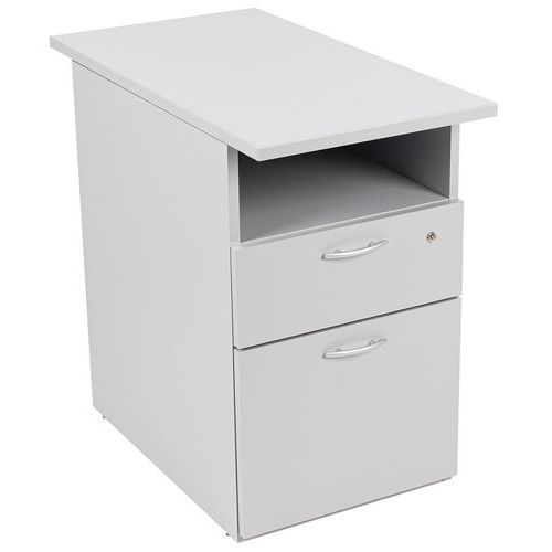 Artarredi - Caisson de bureau fixe Solo - Gris - 1 tiroir - 72x43x80 cm - Éco-responsable