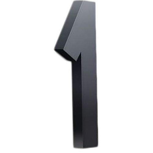 Chiffre adhésif pour plaque de porte - Numéro 1 Noir PVC 30mm - Accessibilité Handicapés - Recyclable