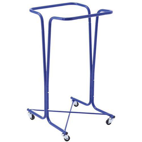 Support Sac Poubelle 400 Litres Bleu