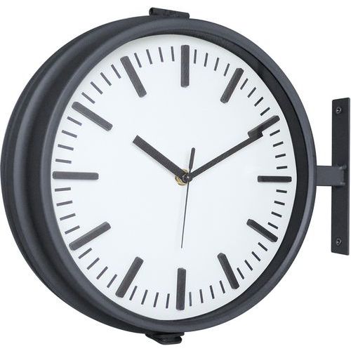 Horloge De Gare Harvey Double Face - Ã˜ 27 Cm Gris Anthracite