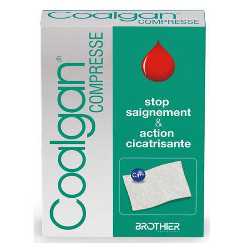 Compresses hémostatique stériles - Coalgan Compresses hémostatique stériles - Coalgan
