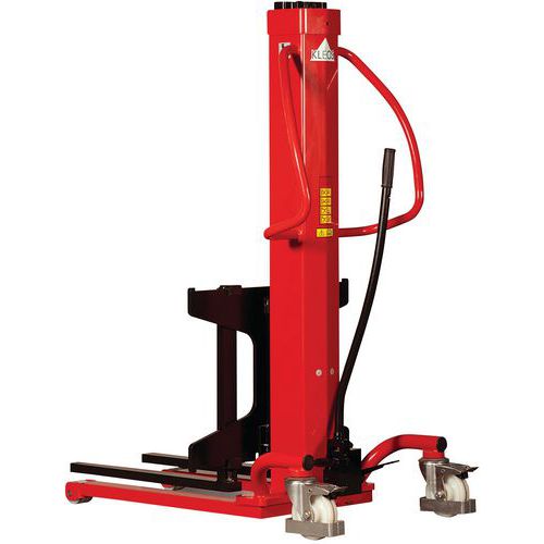 Kleos - Gerbeur Manuel Hydraulique 1000 kg - Levée 1570 mm - 3 Ans Garantie