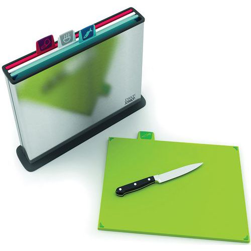 Planches à Découper Index Advance Steel 4x - Argent