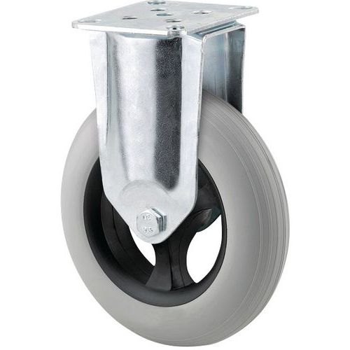 Roulette Fixe Agila Montage Sur Plaque Diam150 2478pnp150p50