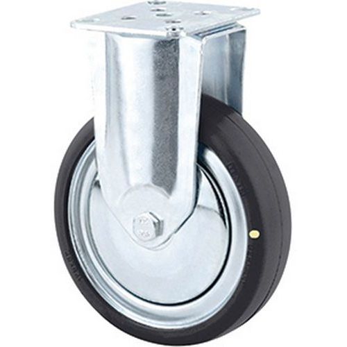 Roulette Fixe Agila Montage Sur Plaque Diam100 2478dyk100p50