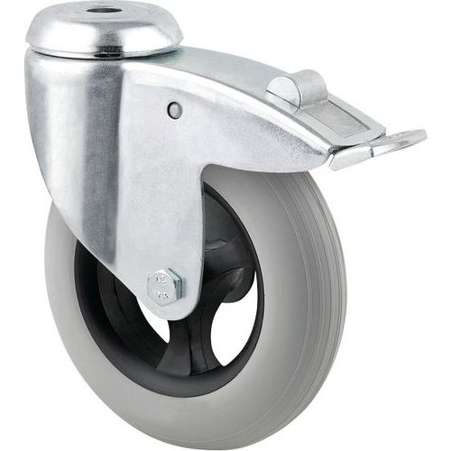 Roulette Pivotante Agila Trou De Fixation 100 2477pnp100p30