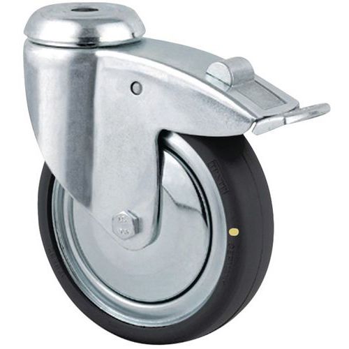 Roulette Pivotante Agila Trou De Fixation Diam. 100 Mm