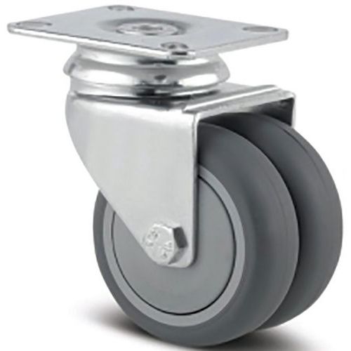 Roulette Pivotante Agila Twin Avec Platine 2970uak050p40
