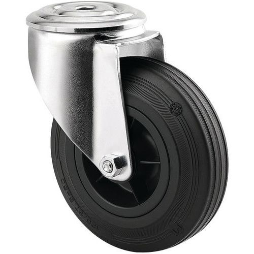 Roulette Pivotante Alpha Trou De Fixation 3470pvr125p30-13