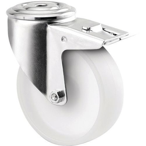 Roulette Pivotante Alpha Double Trou Boulon 3477uoo125p30-13