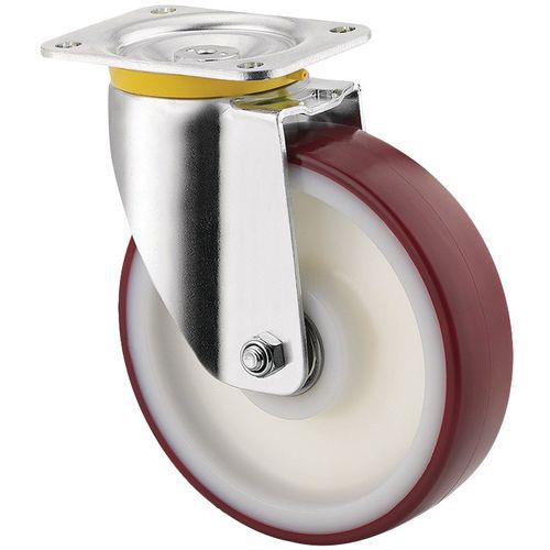 Roulette Pivotante Zeta Fix. Autom. 180Â° 468sitp200p63 Flat