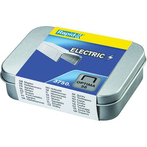 Rapid - Agrafe Optima 56 - Boîte 3750 - 24x92mm - Recyclable