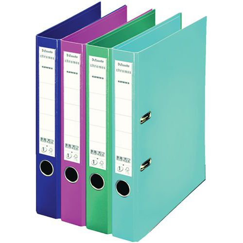 Esselte - Classeur à levier A4 Polypropylène - Dos 80mm - 600 Feuilles - Recyclable - Idéal Bureau