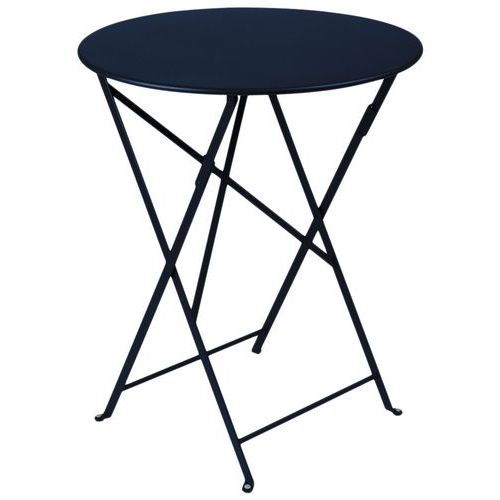 Table Ronde Bistro+ Ã˜ 60 Cm Bleu Abysse