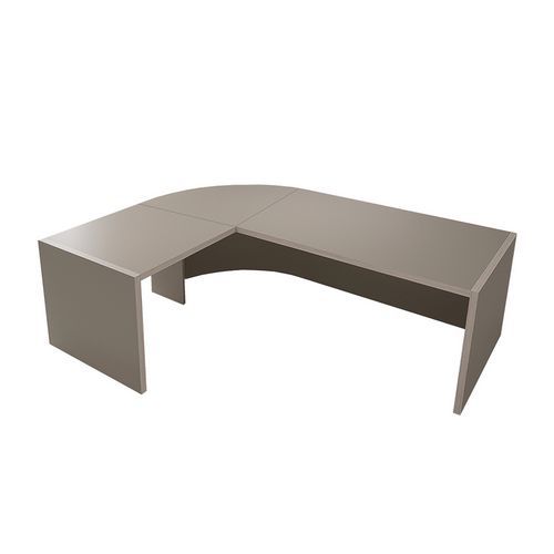 Banque Accueil Moyo Angle Arrondi Pmr À Gauche Argile