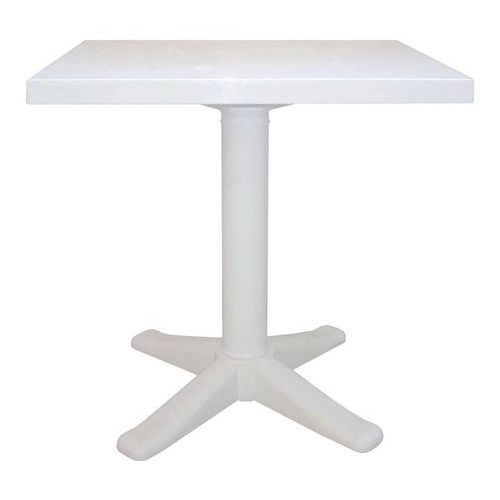 Garbar - Table BANYOLES 70x70 cm Carrée Polypropylène Blanc - Usage Collectivité - Intérieur/Extérieur