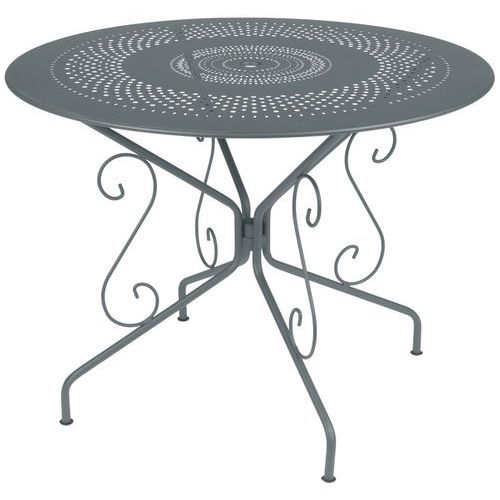 Table Ronde Montmartre Ã˜ 96 Cm Gris Orage