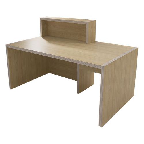 Banque Accueil Rehaussée Moyo L170 Pmr À Droite Chêne