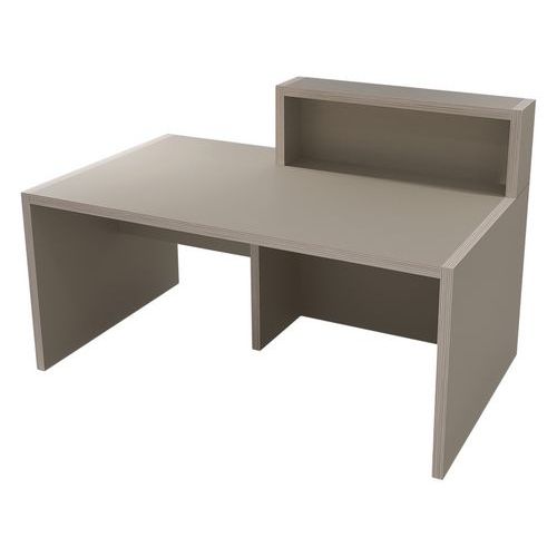 Banque Accueil Rehaussée Moyo L170 Pmr À Gauche Argile