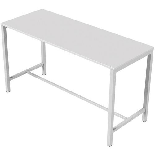 Table De Réunion Haute 200x110cm - Blanc