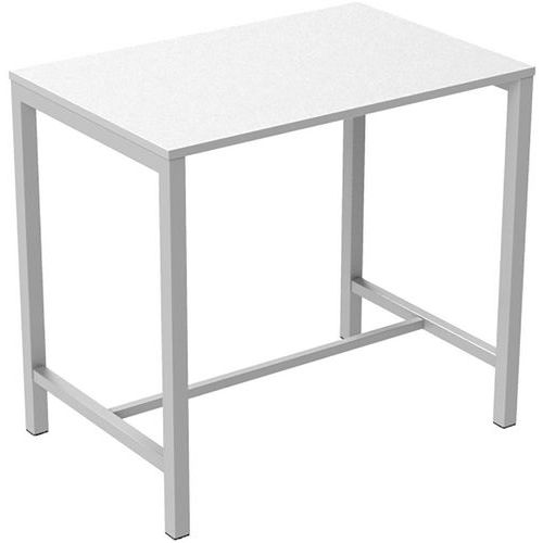 Table De Réunion Haute 120x110cm - Blanc
