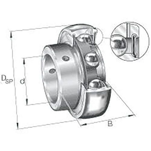 Radial Insert à Roulement à Billes