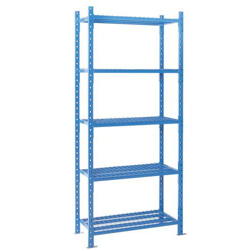 Manorga - Kit de rayonnage Combi-Plus départ 5 niveaux grillagés - 2000x1010x600mm - Charge 2500kg - Idéal produits humides