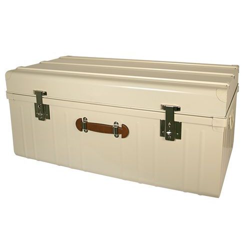 Cantine Grande Capacité Avec Couvercle Bombé - 225l -blanche