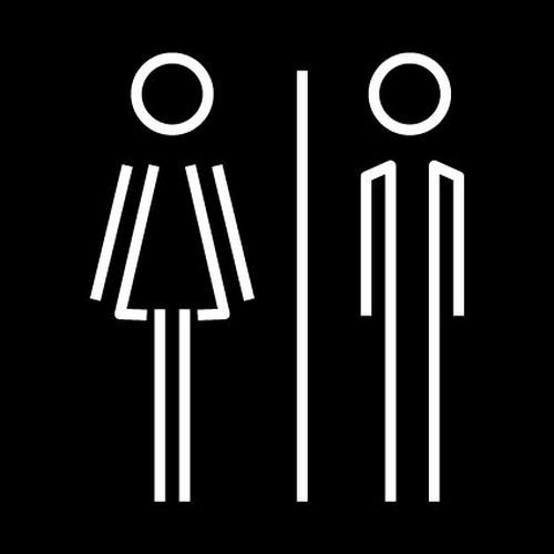 Plaque De Porte Pictogramme Gravé Mixte