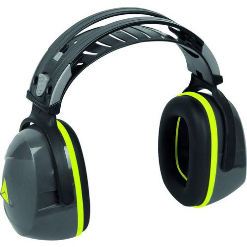 Delta Plus - Casque Antibruit INTERLAGOS Gris - SNR 29 dB - Protection Auditive Confortable