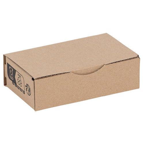 Boîte postale carton 180x100x50 mm - Éco-responsable 70% recyclé - Idéale pour petits volumes