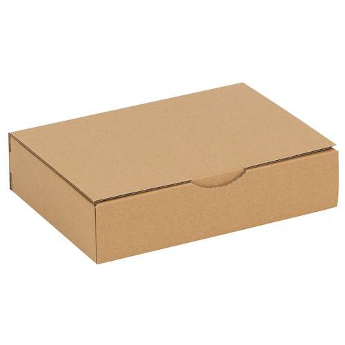 Boîte d'expédition carton 310x215x70 mm Havane - Éco-responsable 70% recyclé, 100% recyclable