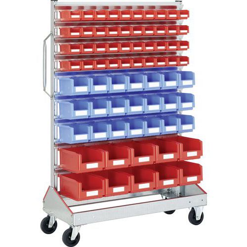 Rack Mobile Simple Face Fournit Avec Bacs à Bec Sk