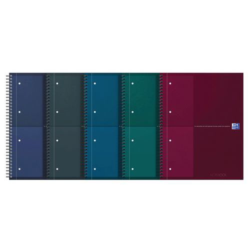Oxford - Cahier International à spirale 160 pages - Petits carreaux 5x5 - A4+ - Éco-responsable