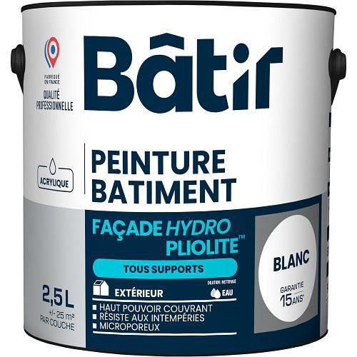 Peinture Façade Tous Supports 25 L Blanc