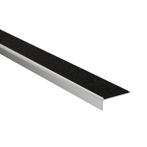 Wattelez - Nez de Marche Cornière Large Mineral Noir 62 x 30 mm - Accessibilité et Sécurité