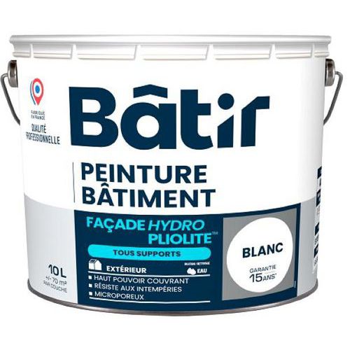 Peinture Façade Tous Supports 10 L Blanc