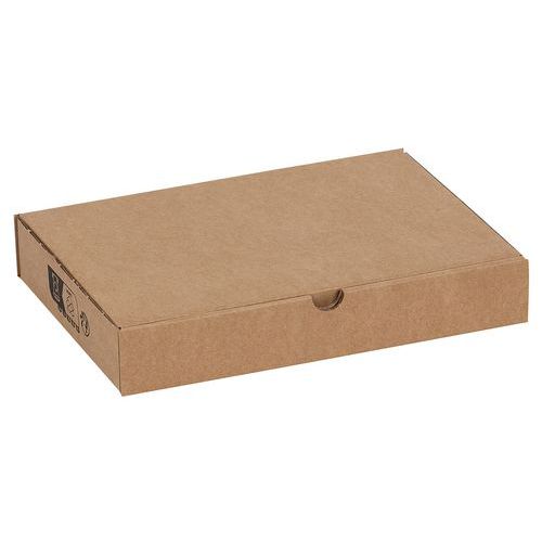 Boîte Postale Extra Plate 310x220x50mm Havane - Carton Recyclé 90% - Éco-responsable