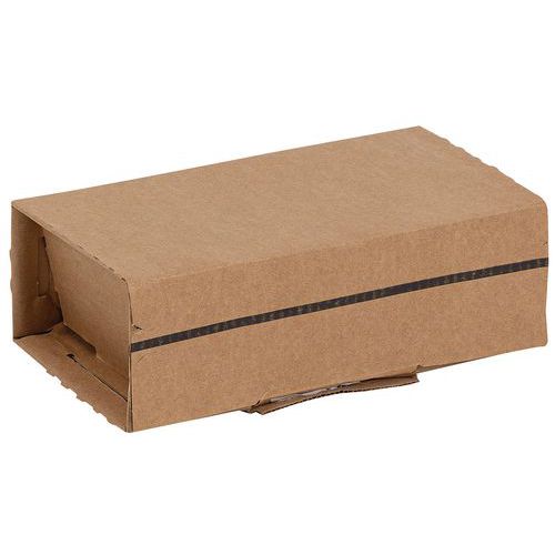 Boîte postale 243x146x89mm Marron avec bande adhésive - Carton recyclable et recyclé - Cannelure simple