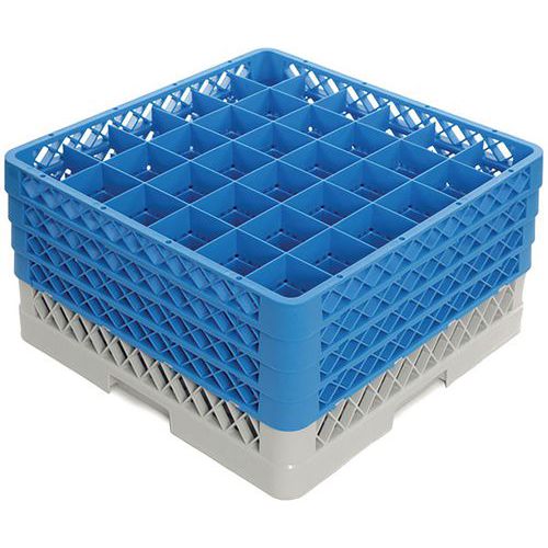 Casier De Lavage 36 Verres - Hauteur 24 Cm